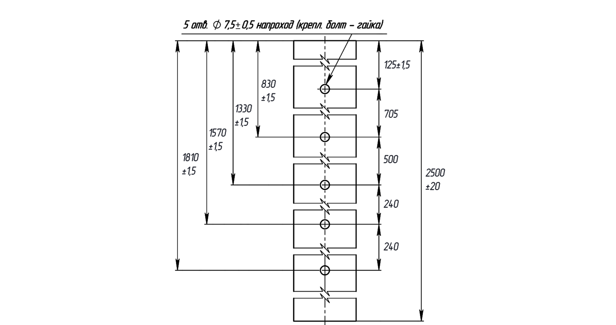 55 1 5. Столб 62х55х1,4х2500 RAL 6005 5 отверстий (1,53/1,73/2,03). Столб 60х40х1,4х2500, 5 отверстий м6 (1,53/1,73/2,03) (RAL 6005 зеленый). Grand line столб прямоугольный фланец 160х180 4 отверстия (2,03) 62х55х1,4х2065 (RAL 6005). Столб для забора Grand line 62х55х2500 коричневый 5 отверстий.